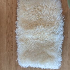 Like New West Elm Sheepskin Throw Pillow Cover